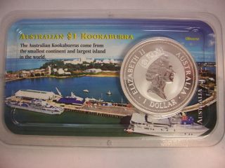1998 Australian Kookaburra Silver One Dollar Coin photo