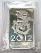 2012 Year Of The Dragon 10 Oz.  999 Silver Troy Silver photo 1