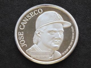 Jose Canseco Oakland A ' S Silver Art Round A7038 photo