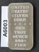 Ussc 1974 Leaning Tower Of Pisa Silver Art Bar A6003 Silver photo 1