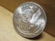1 Troy Oz/ounce.  999 Pure Silver Trade Unit Coin W/american Eagle Silver photo 2
