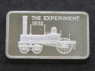 The Experiment 1832 Locomotive Silver Art Bar Mount Everest C2702 photo