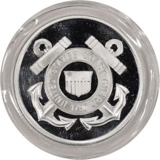 Silver 1 Oz.  Medallion - United States Coast Guard photo