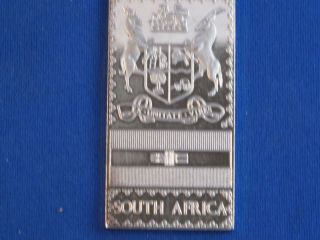 1973 South Africa The Silver.  999 Silver Art Bar B3672 photo