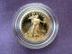 1992 One - Tenth Ounce $5 Gold American Eagle Proof Coin 1/10 Oz Gold photo 2