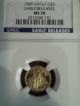 2009 $5 Gold (ngc Ms70) Early Release Gold photo 1