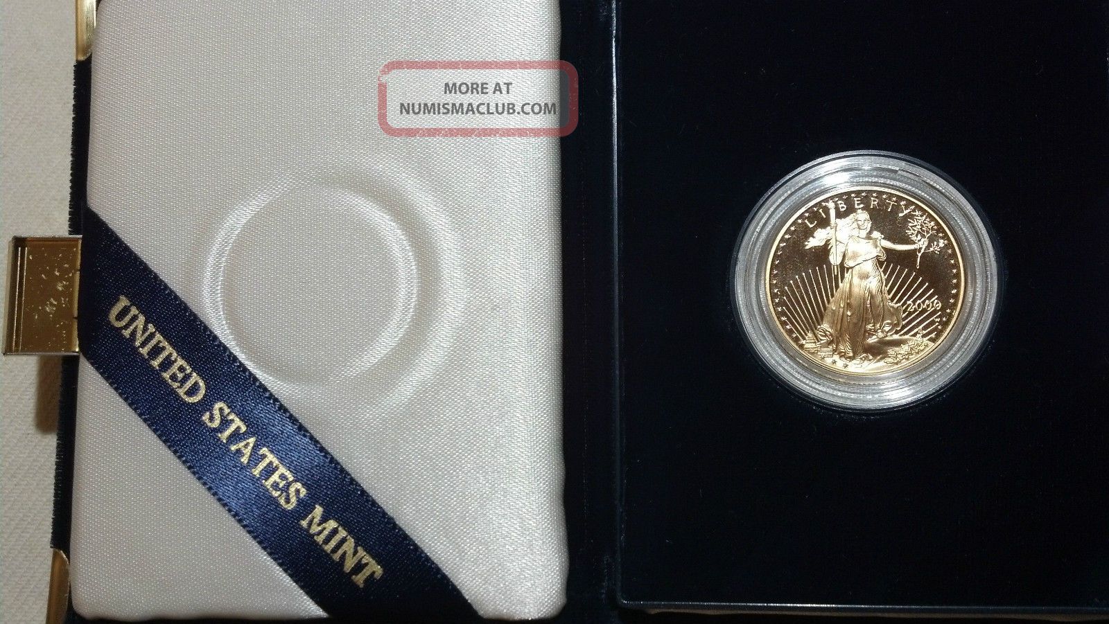 2000 American Eagle Gold Proof Coin One - Half Ounce W/ Case And Gold photo