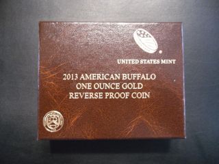 2013 W American Buffalo Gold $50 Reverse Proof Ngc Pf69 photo
