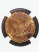 1886 $5 Liberty Gold Half Eagle Ms - 63 Ngc (low Mintage) Gold photo 1