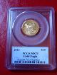 2013 1/4 Oz.  American Eagle $10 Gold Coin Pcgs Ms70 - Philip Diehl Signed Label Gold photo 3