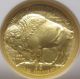2008 - W $5.  9999 Gold 1/10 Oz.  Bu American Buffalo Ngc Certified Ms 70 Gold photo 2