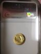 2008 - W $5.  9999 Gold 1/10 Oz.  Bu American Buffalo Ngc Certified Ms 70 Gold photo 3