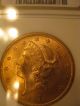 1894 Liberty Double Eagle $20 Gold Coin Ms 63 Gold photo 3