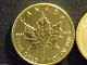 2011canadian Maple Leaf 1oz Gold Bullion Coin.  999.  9 Fine Bu. Gold photo 1