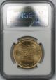 1983 Gold Robert Frost American Arts Commemorative 1 Oz Gold Ms 68 Ngc Gold photo 1