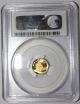 1987 - S 5 Yn China Panda 1/20 Oz Gold Panda - Pcgs Graded Ms 68 Bullion Coin Gold photo 2