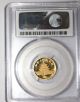 1987 - S 10yn China Panda 1/10 Oz Gold Panda - Pcgs Graded Ms 68 Bullion Coin Gold photo 2