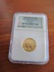 2008 W $10 1/4oz Ngg Ms - 70 Gold Buffalo Coin,  First Year Issue W/ Box & Gold photo 1