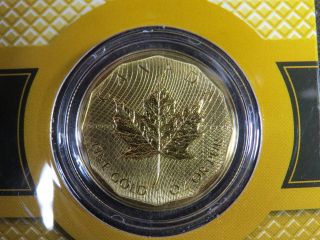 2009 1 Oz Canada Gold Maple Leaf Pure 99999 Canadian Coin $200 Uncirculated photo