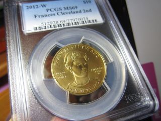 Gold - F.  Cleveland Pcgs 2012 - W 1/2oz $10.  00 Ms - 69 It Looks Perfect photo
