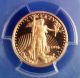 1998 W Pcgs Pr69dcam 1/10oz $5 Am.  Eagle Gold Coin Ultra Cameo Luster Gold photo 1