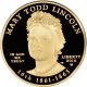 2010 - W Us First Spouse Gold (1/2 Oz) Proof $10 - Mary Todd Lincoln Gold photo 1