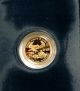 2000 American Eagle $10 1/4 Oz Proof Gold Bullion Coin.  Box & Gold photo 1