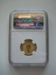 2001 Canada $10 Gold Maple Leaf - Hologram - Ngc Graded Sp69 - Toppop Gold photo 1