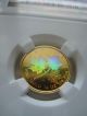 2001 Canada $10 Gold Maple Leaf - Hologram - Ngc Graded Sp69 - Toppop Gold photo 2
