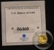 2009 Proof American California Gold Rush Coin Sutters Mill With 06460 Gold photo 1