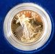 1998 - W American Eagle 1/4 Oz.  $10 Proof Gold Bullion Coin W/case & Gold photo 2