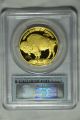 2013 W $50 Proof 1 Oz Gold Buffalo Pcgs Pr70 First Strike Black Diamond Label Gold photo 2