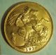 1910 King Edward Vii Full Gold Sovereign Coin Mintage,  Royal,  London 22kt Gold photo 8