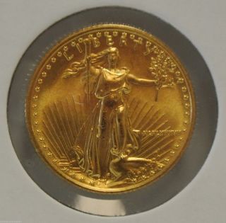 1987 $5 1/10 Oz Gold American Eagles photo