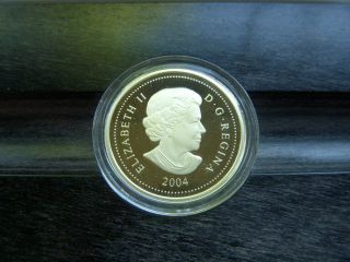 2004 Royal Canadian St.  Lawrence Seaway - $100 Gold Commemorative Box & photo