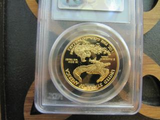 1993 W $50 Proof 1 Oz Us Gold Eagle Pcgs Pr70 Dcam Absolutely Perfect Rare photo