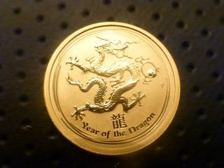 2012 1/4 Oz Gold Australia Year Of The Dragon Coin photo