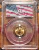 Extremely Rare 9/11/01 Pcgs Registered Ms69 2001 Us Gold Eagle Wtc Recovery Coin Gold photo 1