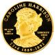 2012 - W Caroline Harrison $10 Pcgs Proof 70 Dcam First Spouse.  999 Gold Gold photo 2
