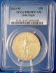 2013 - W American Eagle $50 Gold Proof Coin Pcgs Certified Pr69dcam 1 Troy Oz Gold Gold photo 2