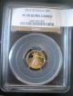 2010 - W $5 1/10th Oz Proof Gold American Eagle Pcgs Pr69dcam Key Date Gold photo 1