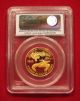 2008 - W $25 1/2 Oz Proof Gold American Eagle Pcgs Pr70 First Strike Pop 42 Toned Gold photo 2