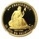 2008 - W Van Buren ' S Liberty $10 Ngc Proof 69 Ucam First Spouse.  999 Gold Gold photo 2