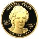 2009 - W Letitia Tyler $10 Ngc Proof 69 Ucam First Spouse.  999 Gold Gold photo 2