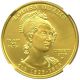 2008 - W Louisa Adams $10 Ngc Ms69 First Spouse.  999 Gold Gold photo 2