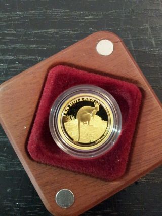 2010 Kangaroo Series 1/10oz Gold Proof Coin - 1221 Rock Wallaby photo