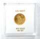 2001 10$ Ten Dollar American Eagle 1/4 Oz Fine Gold Coin Gold photo 2
