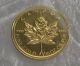 2009 Canada Gold $1 Dollar Maple Leaf 1/20 Oz.  Proof Cameo Low Mintage Gold photo 1
