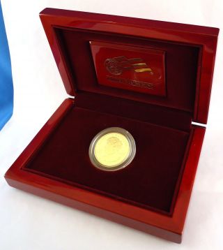 2012 - W Caroline Harrison $10 99.  99% Gold Proof Coin Special Box Low Mintage photo