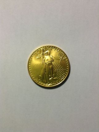 1 Oz Gold American Eagle Coin 1988 Mcmlxxxviii photo